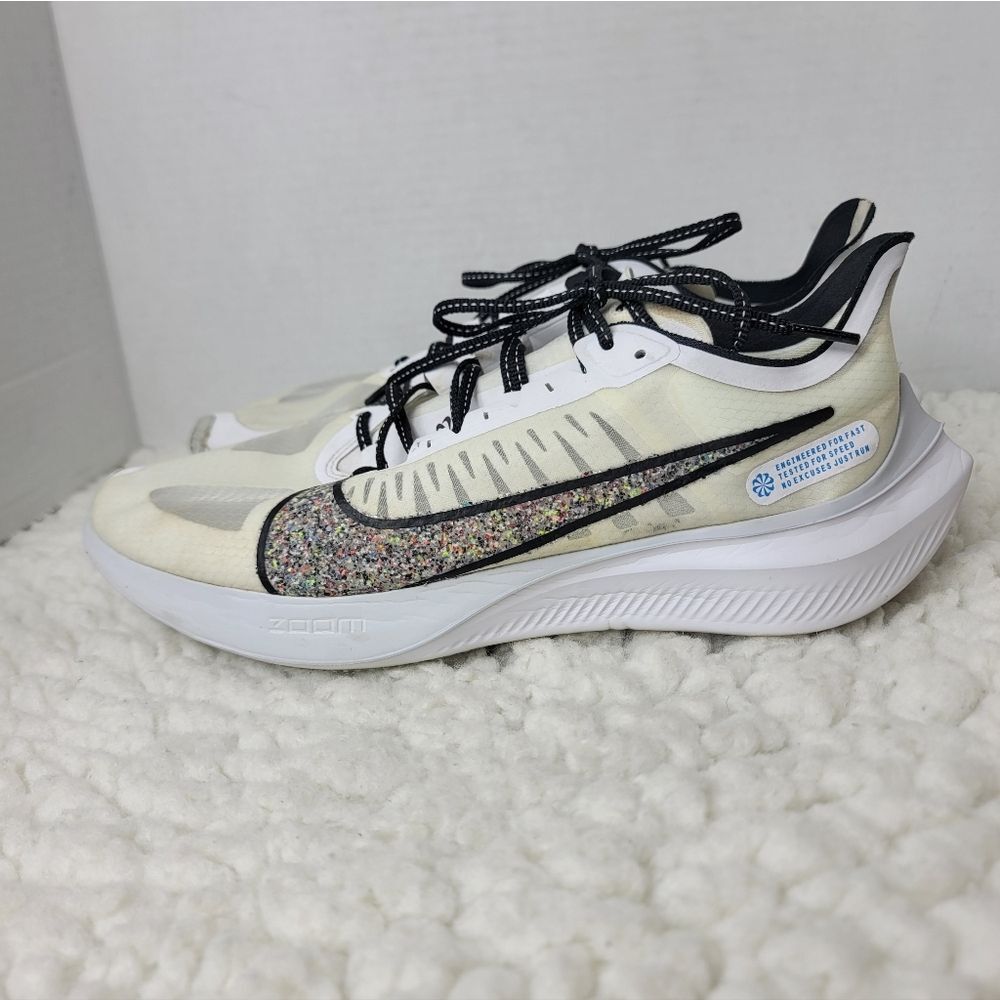 Nike Zoom Gravity Running Shoes White Multi Color US 10.5 EU 44.5 BQ3202-101. - Picture 3 of 10